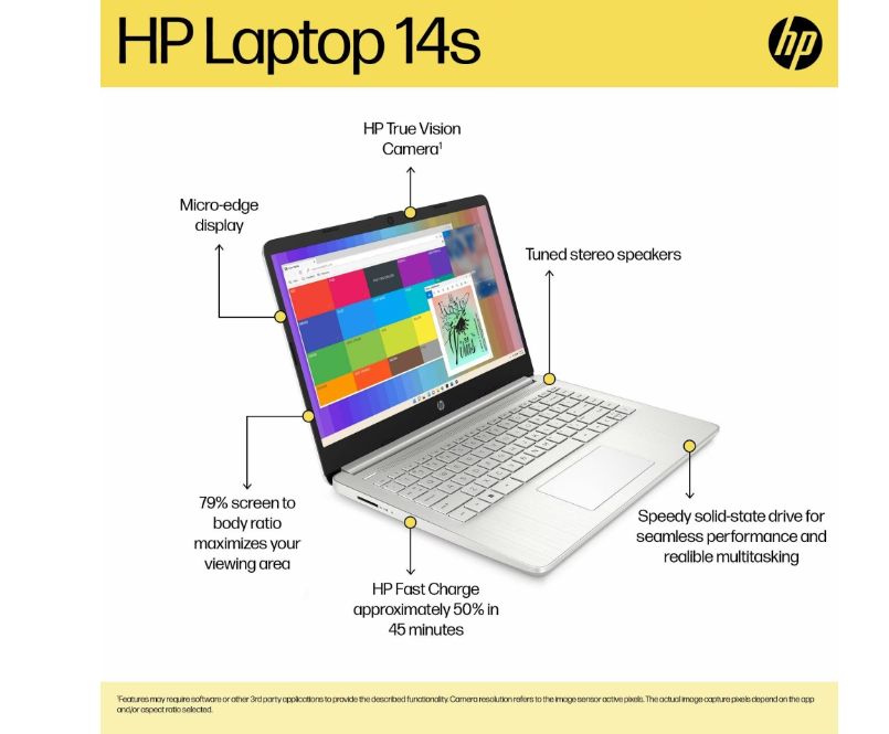 HP NOTEBOOK LAPTOP 14S DQ5115TU I3 SILVER (KI) | 7 - Login Megastore